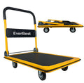 Welbuilt® EverBest® 300 Kg Portable Folding Metal Hand Platform Trolley for Material Handling | 2-Year Warranty | Industrial Cart with 360° Rotating Wheels for Home & Warehouse Use-Material Handling Products-Welbuilt Products-Aman Overseas