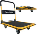 EverBest® Portable Platform Trolley for Lifting Heavy Weight, (Metal 150kg Yellow)-Material Handling Products-Welbuilt Products-Aman Overseas