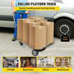 EverBest® Portable Platform Trolley for Lifting Heavy Weight, (500 Kg Capacity Stainless Steel)-Trollays-Welbuilt Products-Aman Overseas