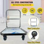 EverBest® Portable Platform Trolley Cart for Lifting Heavy Weight, (700 Kg Capacity Stainless Steel)-Trollays-Welbuilt Products-Aman Overseas