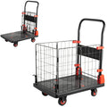 Welbuilt 300 kg Capacity Cage Platform Trolley for Heavy Weight/Material Handling Goods Trolley for Home, Office, Warehouse & Industries - 60cm x 90cm (5" Wheel/Black)